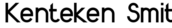 Kenteken Smits font preview